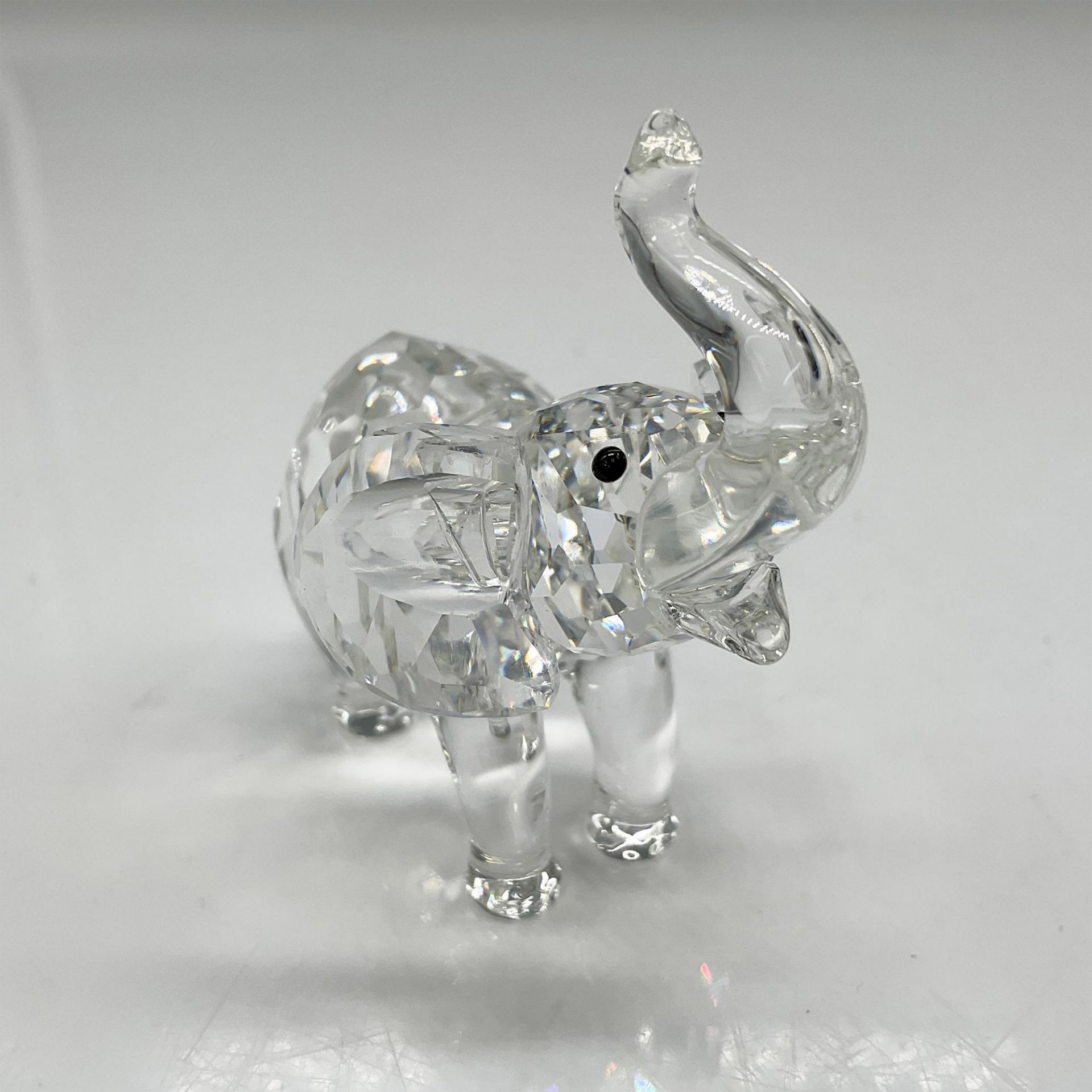 Swarovski Silver Crystal Figurine, Baby Elephant
