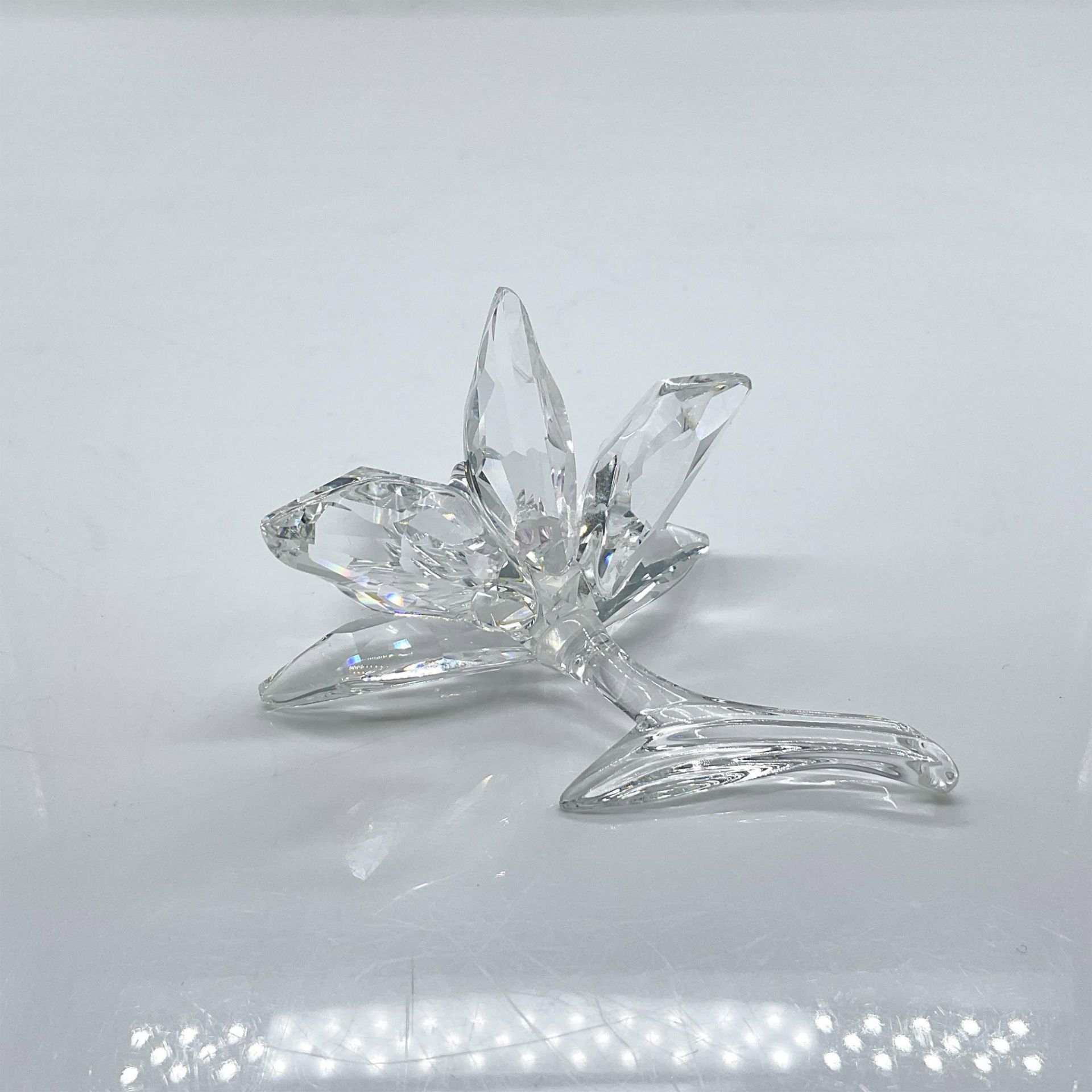 Swarovski Silver Crystal Figurine, Orchid Light Pink Pistil - Bild 2 aus 3