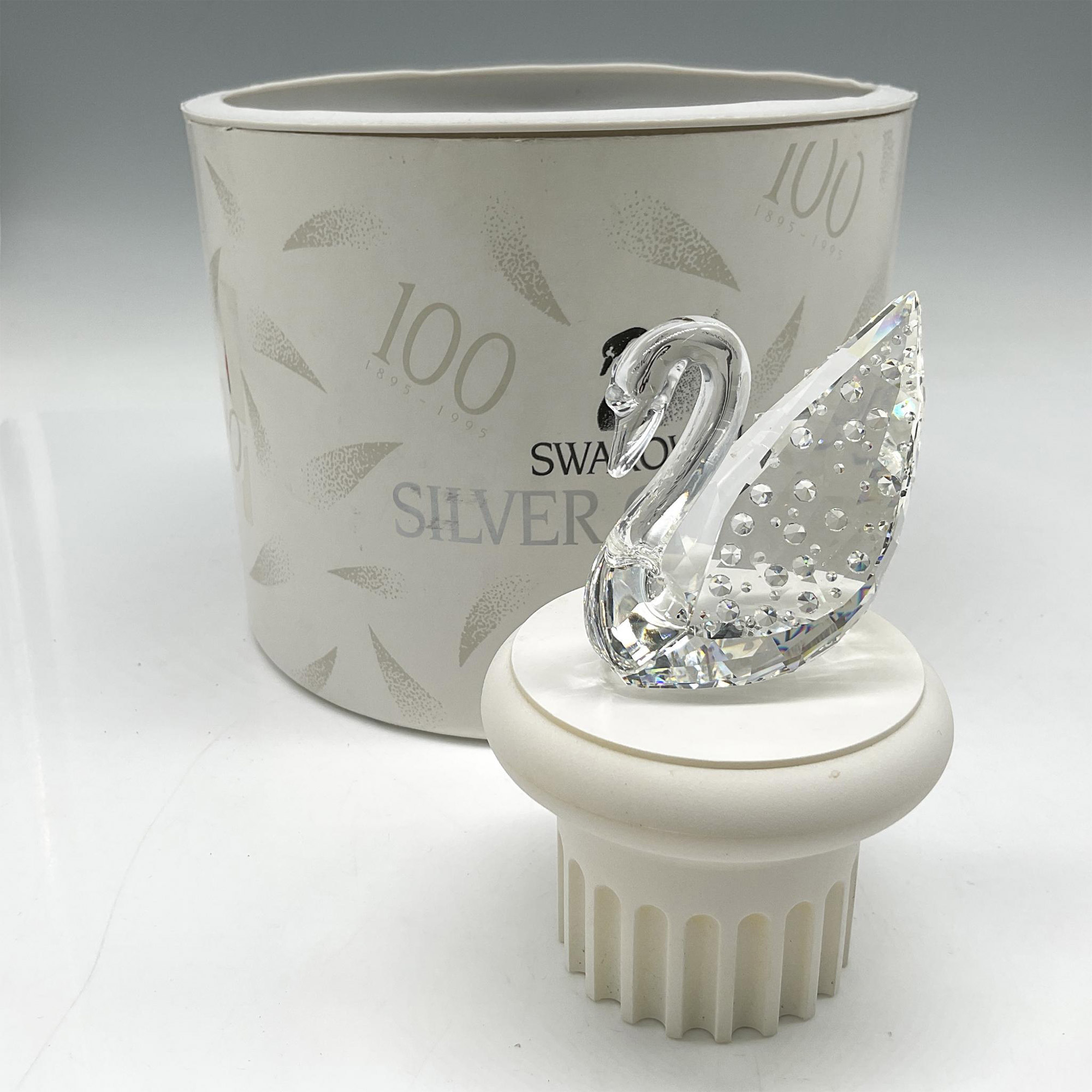 Swarovski Silver Crystal Figurine, Centenary Swan - Image 4 of 4