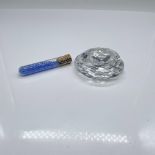 Swarovski Crystal 2005 Jewelry Box + Blue Crystals, Tropical