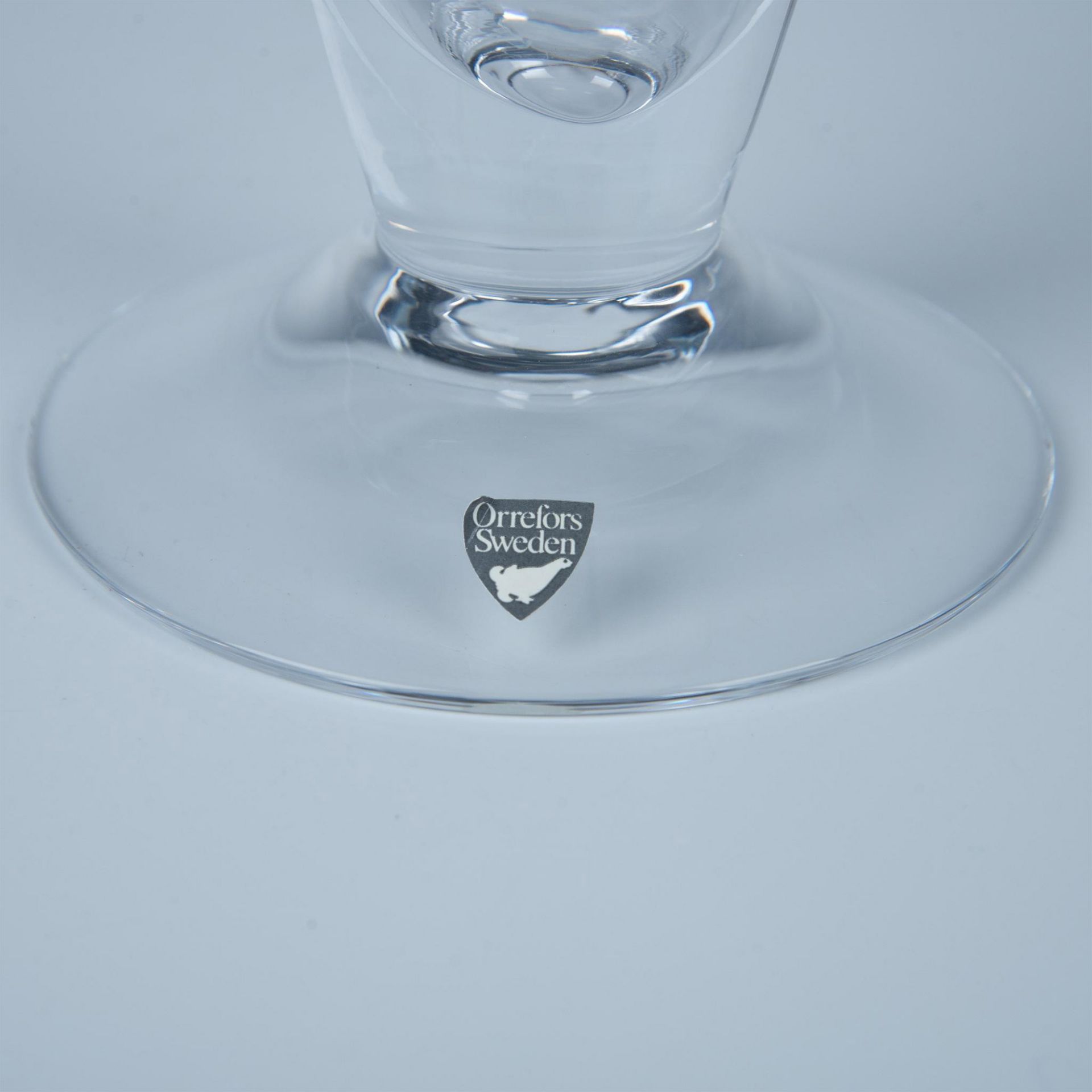 Orrefors Crystal Footed Decanter with Stopper - Image 3 of 4