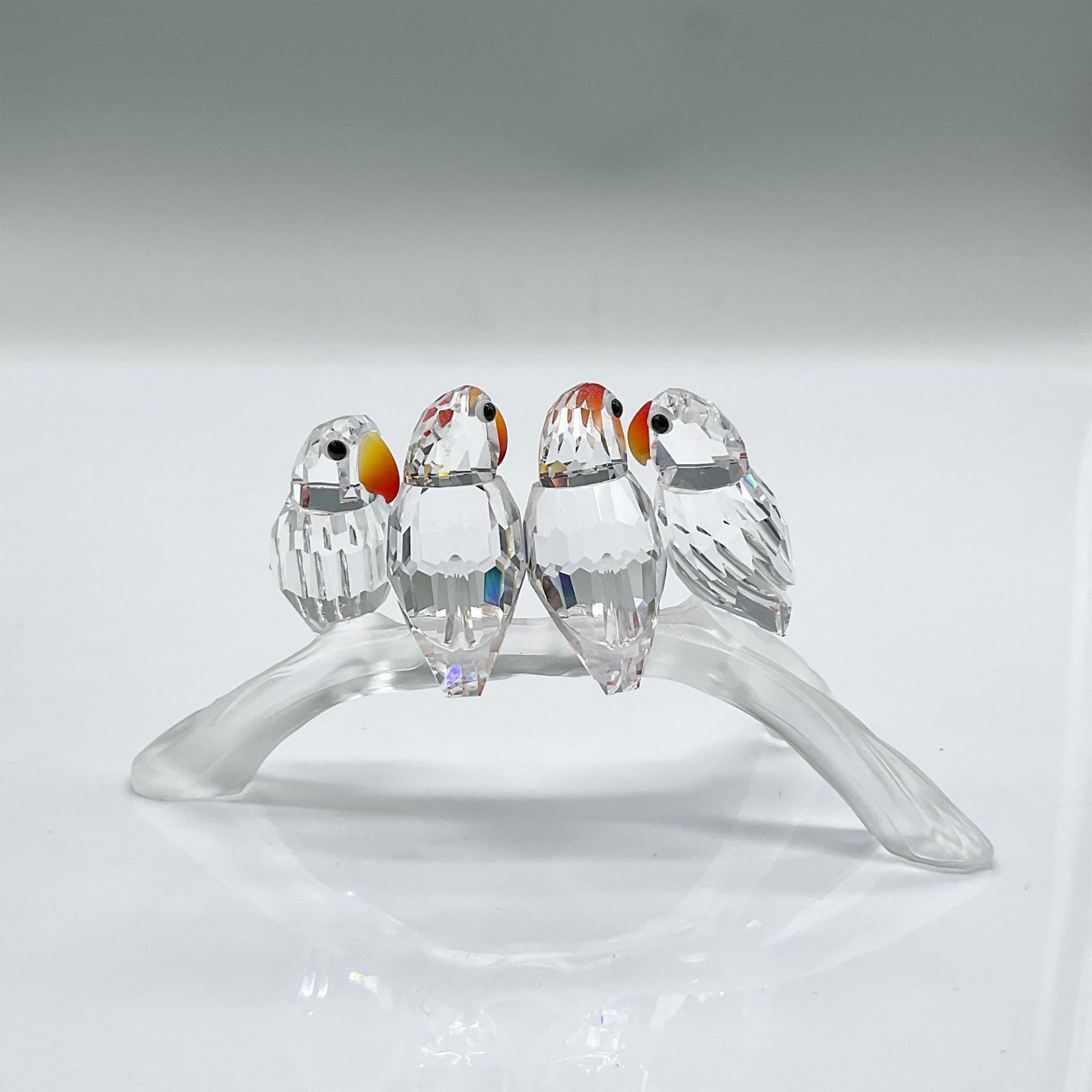 Swarovski Crystal Figurine, Baby Lovebirds - Bild 2 aus 4