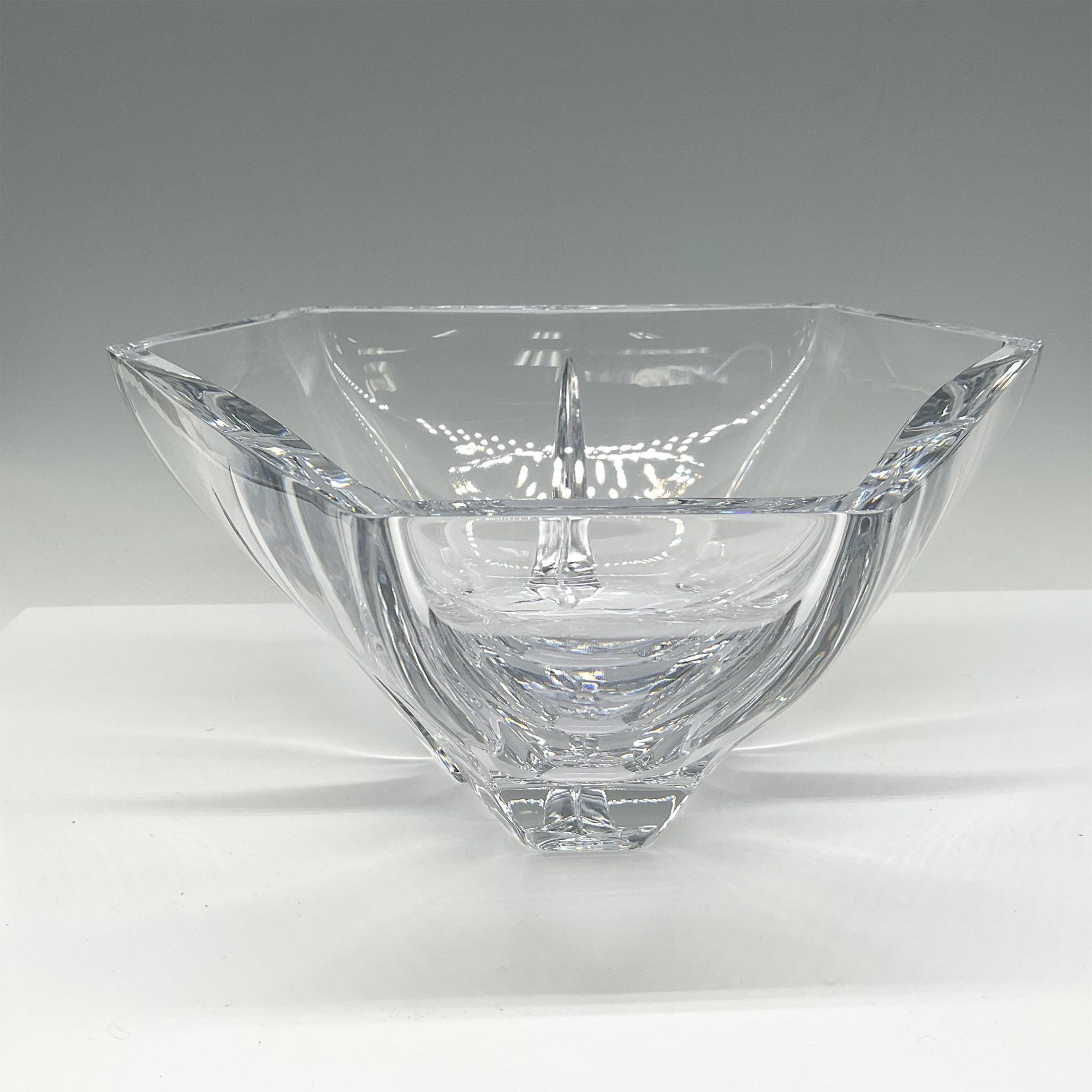 Miller Rogaska Crystal Frank Lloyd Wright Centerpiece Bowl - Image 3 of 4