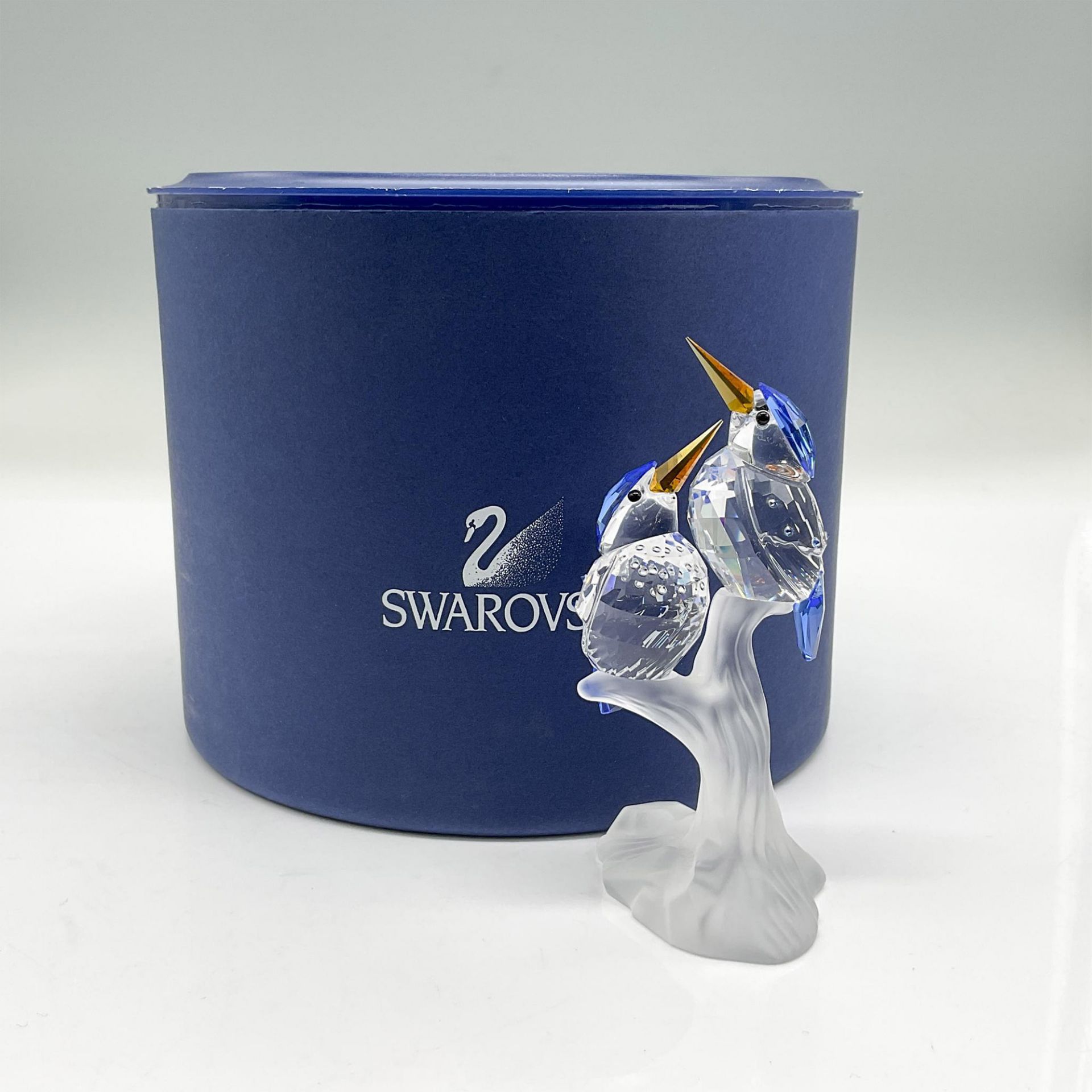 Swarovski Crystal Figurine, Malachite Kingfishers - Bild 4 aus 4