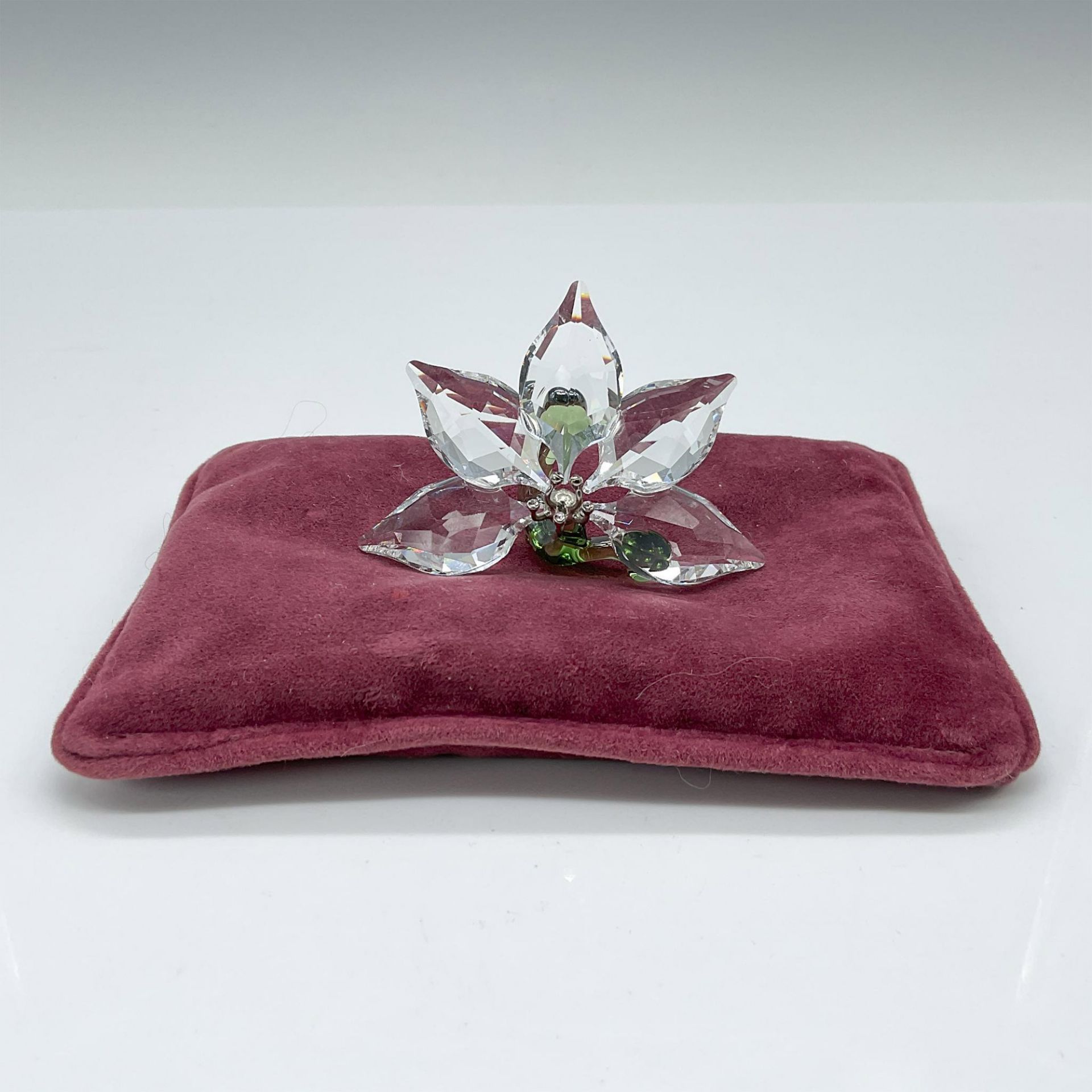 Swarovski Crystal Figurine, Orchid with Pillow