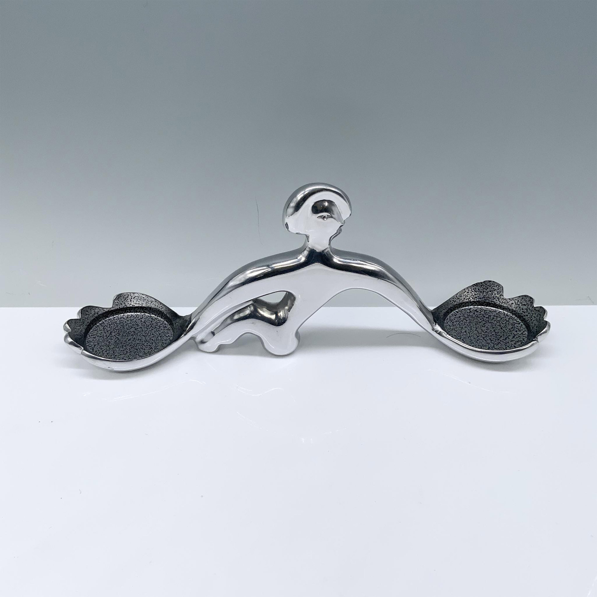 Carrol Boyes Aluminum Candle Holder, Man - Image 2 of 3