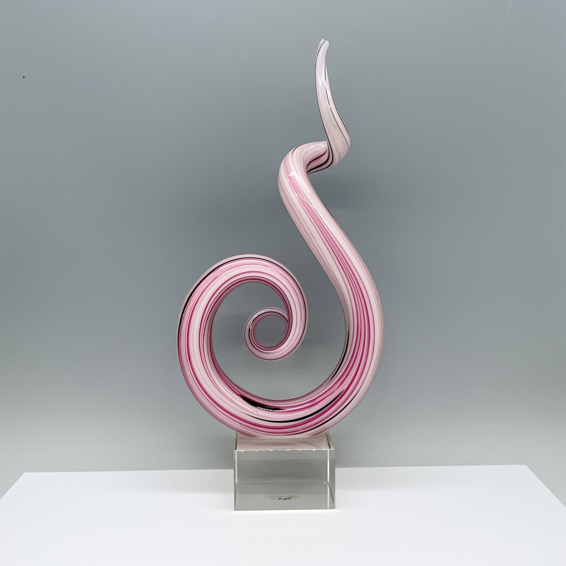 Badash Spiral Art Glass Sculpture - Bild 2 aus 3