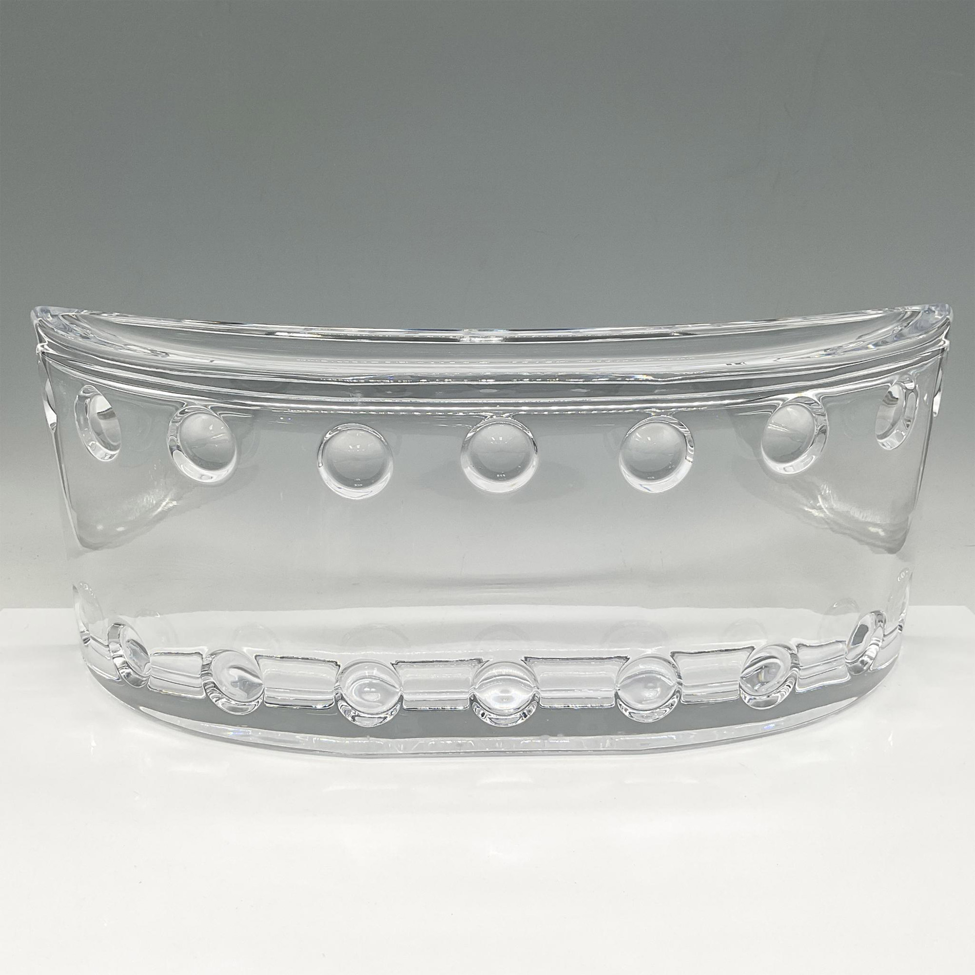 Rogaska Crystal Half Moon Centerpiece Bowl - Image 3 of 3