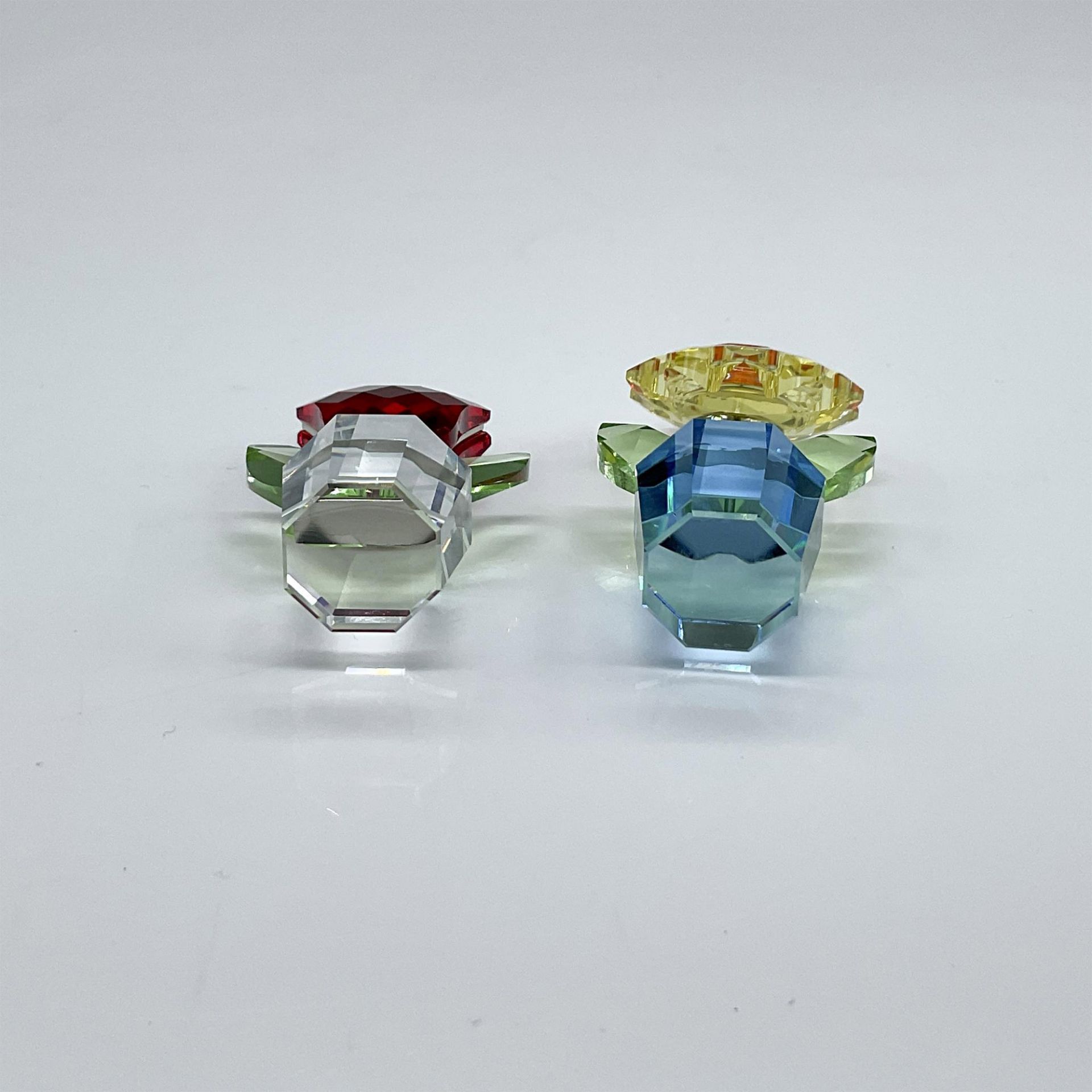 2pc Swarovski Crystal Figurines, Tulip and Sunflower - Bild 3 aus 4