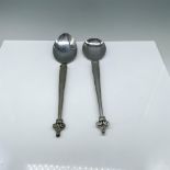 2pc Carrol Boyes Aluminum Serving Spoons