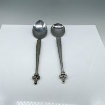 2pc Carrol Boyes Aluminum Serving Spoons