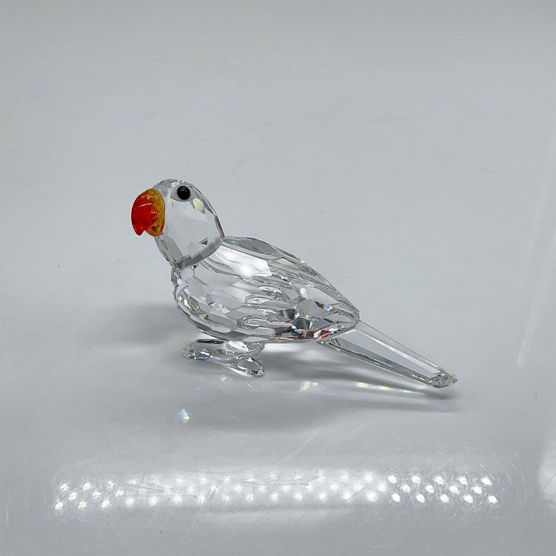 Swarovski Silver Crystal Figurine, Parrot