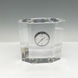 Orrefors Crystal Table Desk Clock