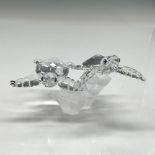 Swarovski Silver Crystal Figurine, Baby Sea Turtles