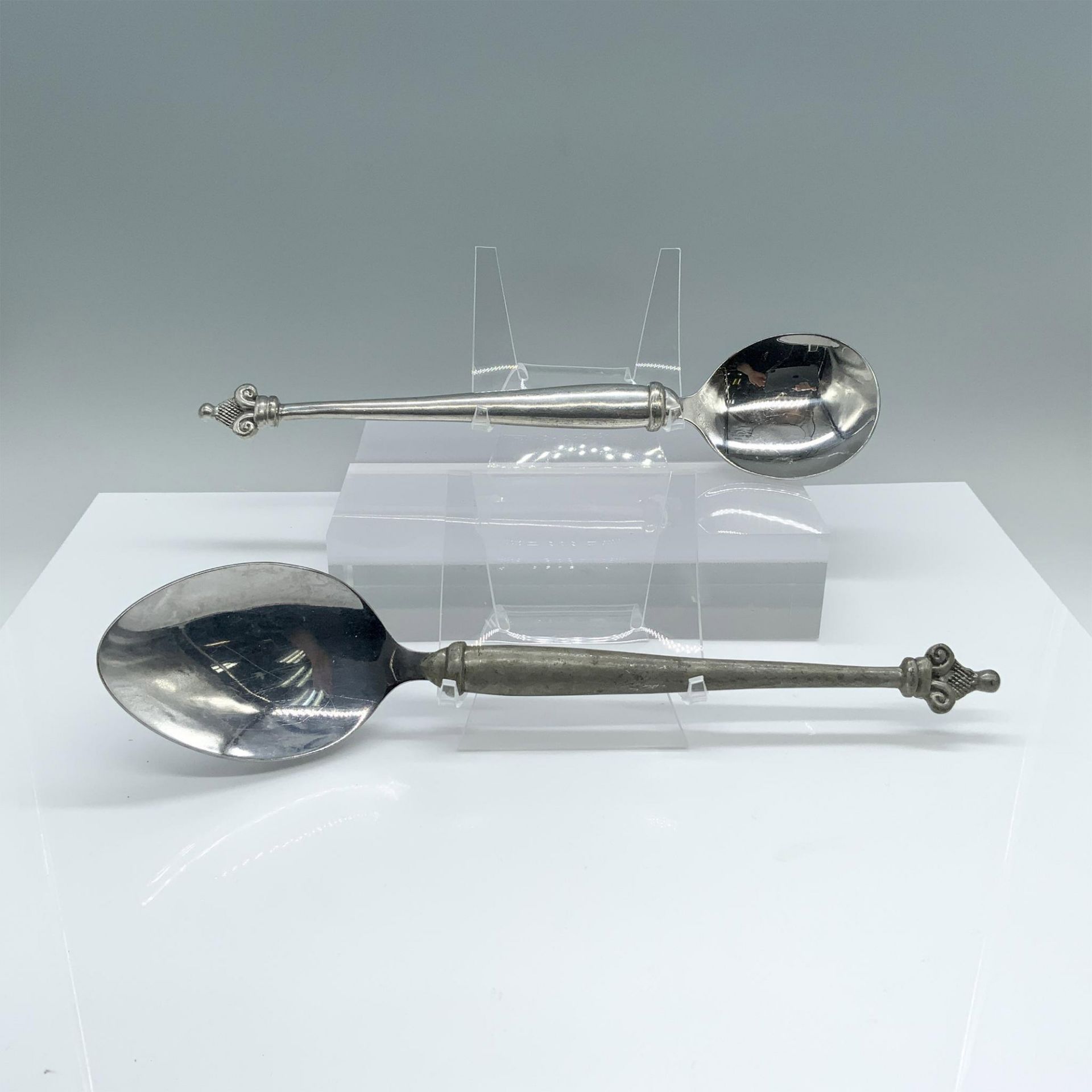 2pc Carrol Boyes Aluminum Serving Spoons - Bild 2 aus 3