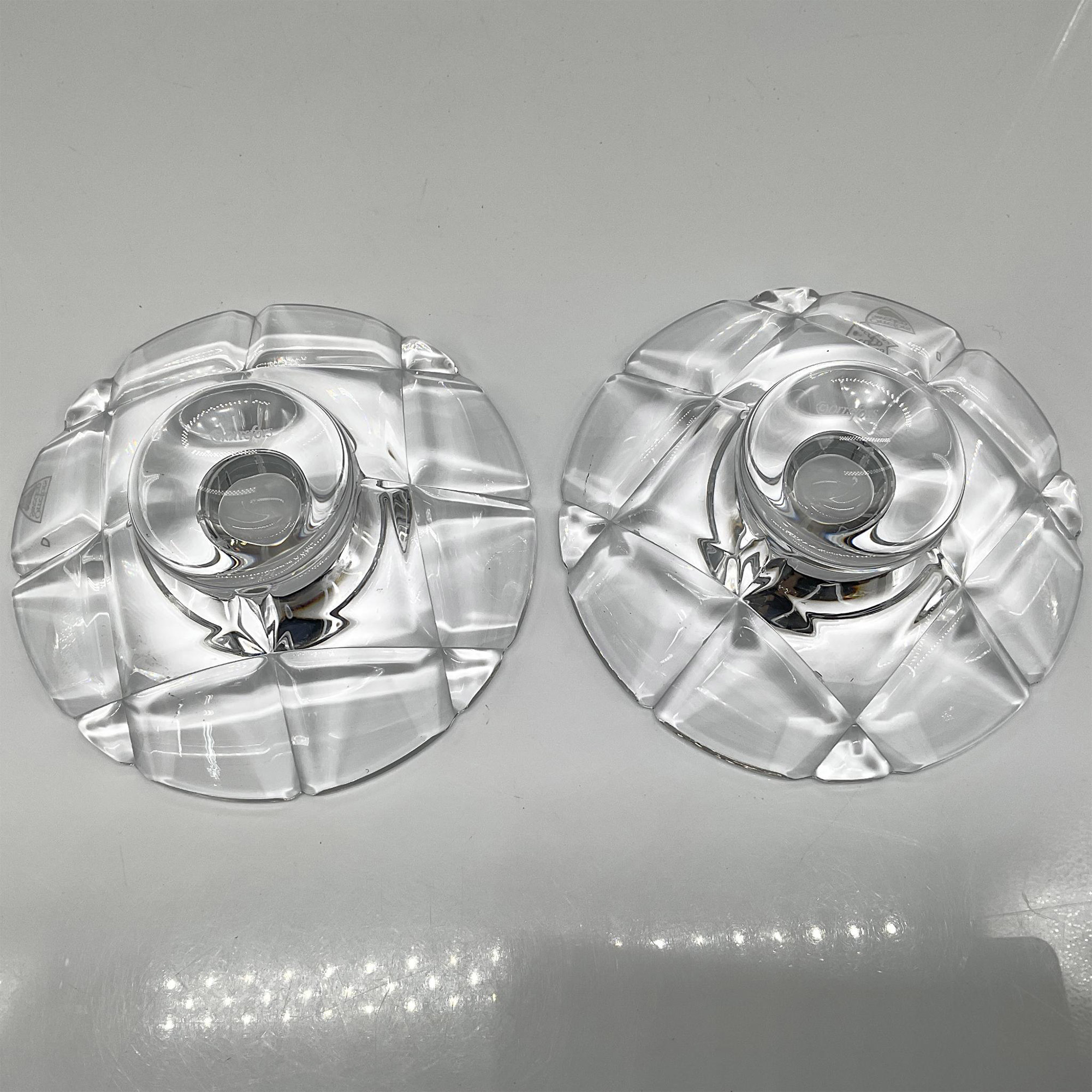 Pair of Orrefors Crystal Madison Votives - Image 3 of 4