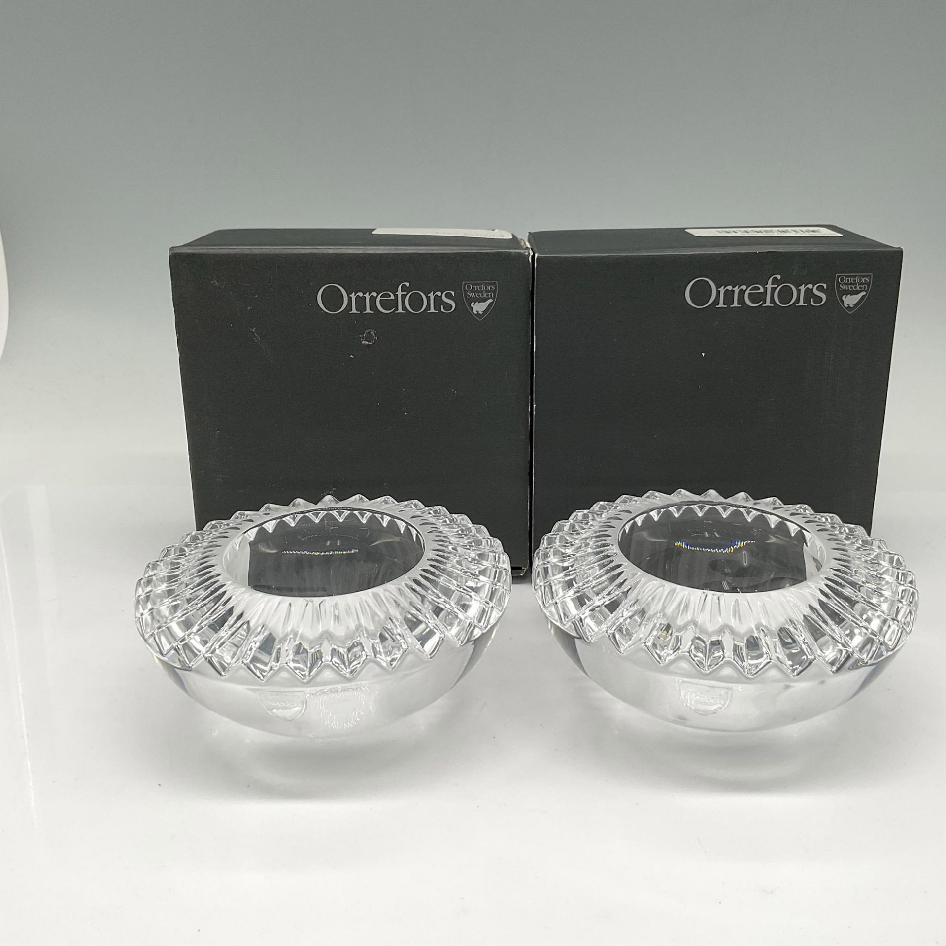 Pair of Orrefors Crystal Brilliance Votives - Bild 4 aus 4