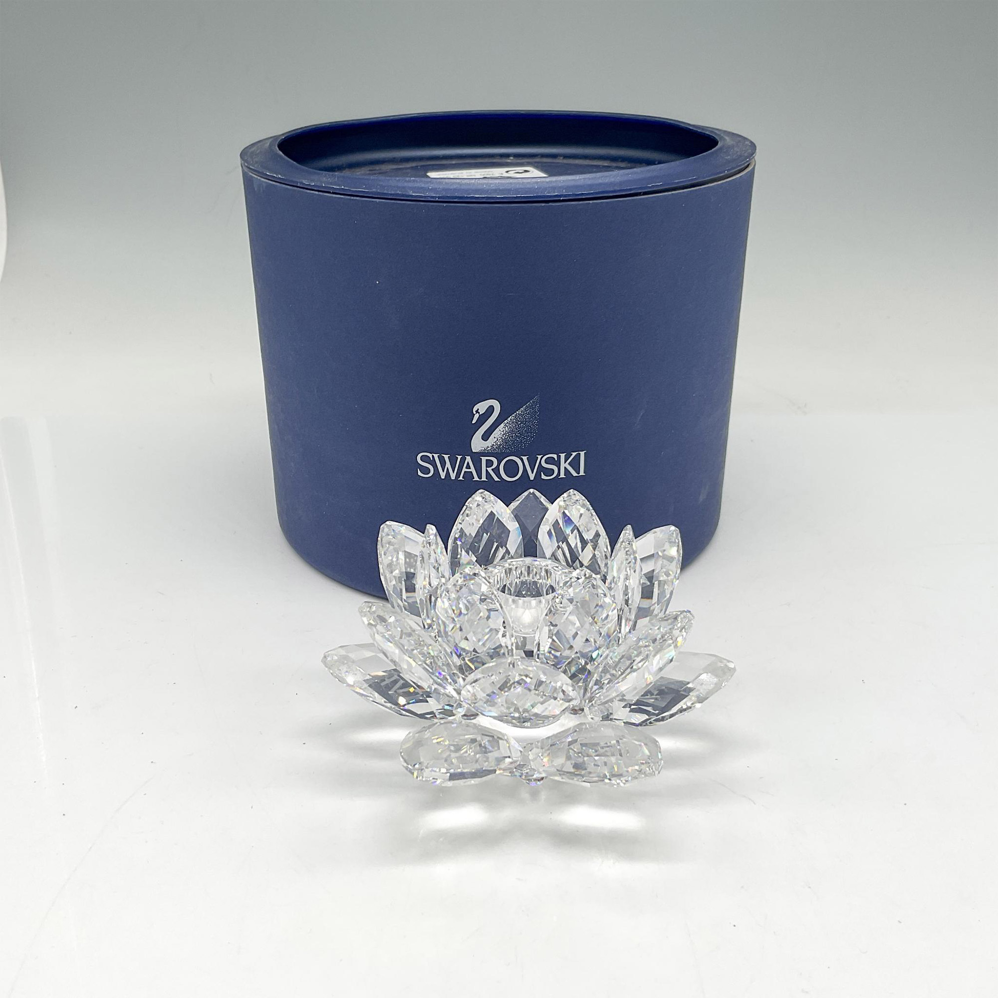 Swarovski Silver Crystal Candleholder, Medium Waterlily - Image 4 of 4