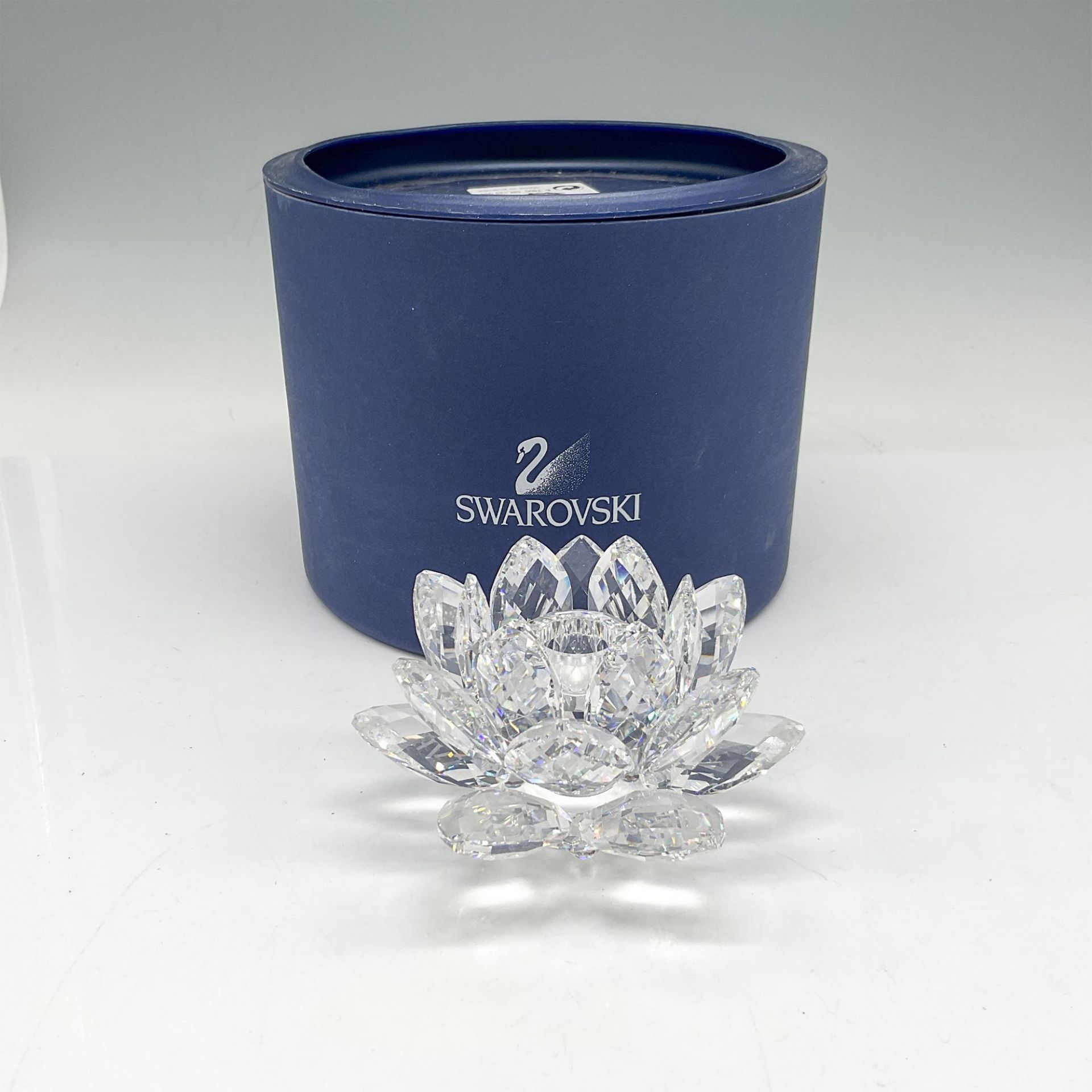 Swarovski Silver Crystal Candleholder, Medium Waterlily - Bild 4 aus 4