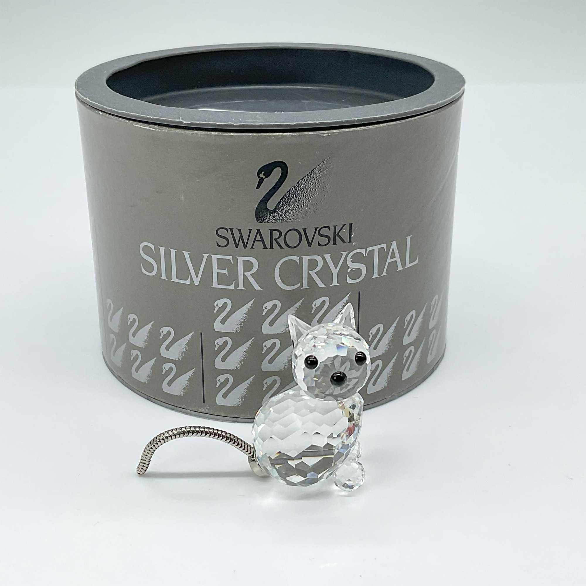 Swarovski Silver Crystal Figurine, Mini Cat - Image 4 of 4