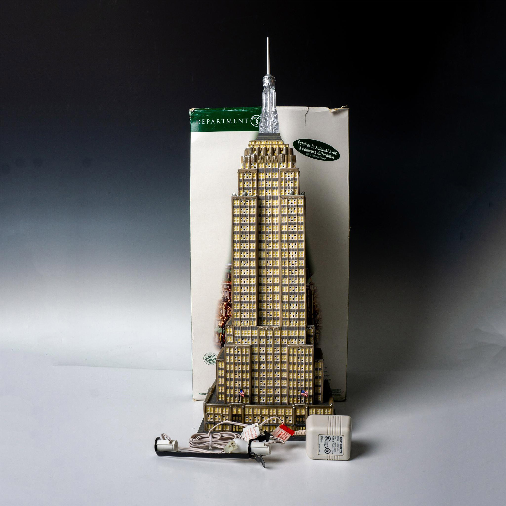 Department 56 Lighted Figurine, Empire State Building - Image 6 of 6