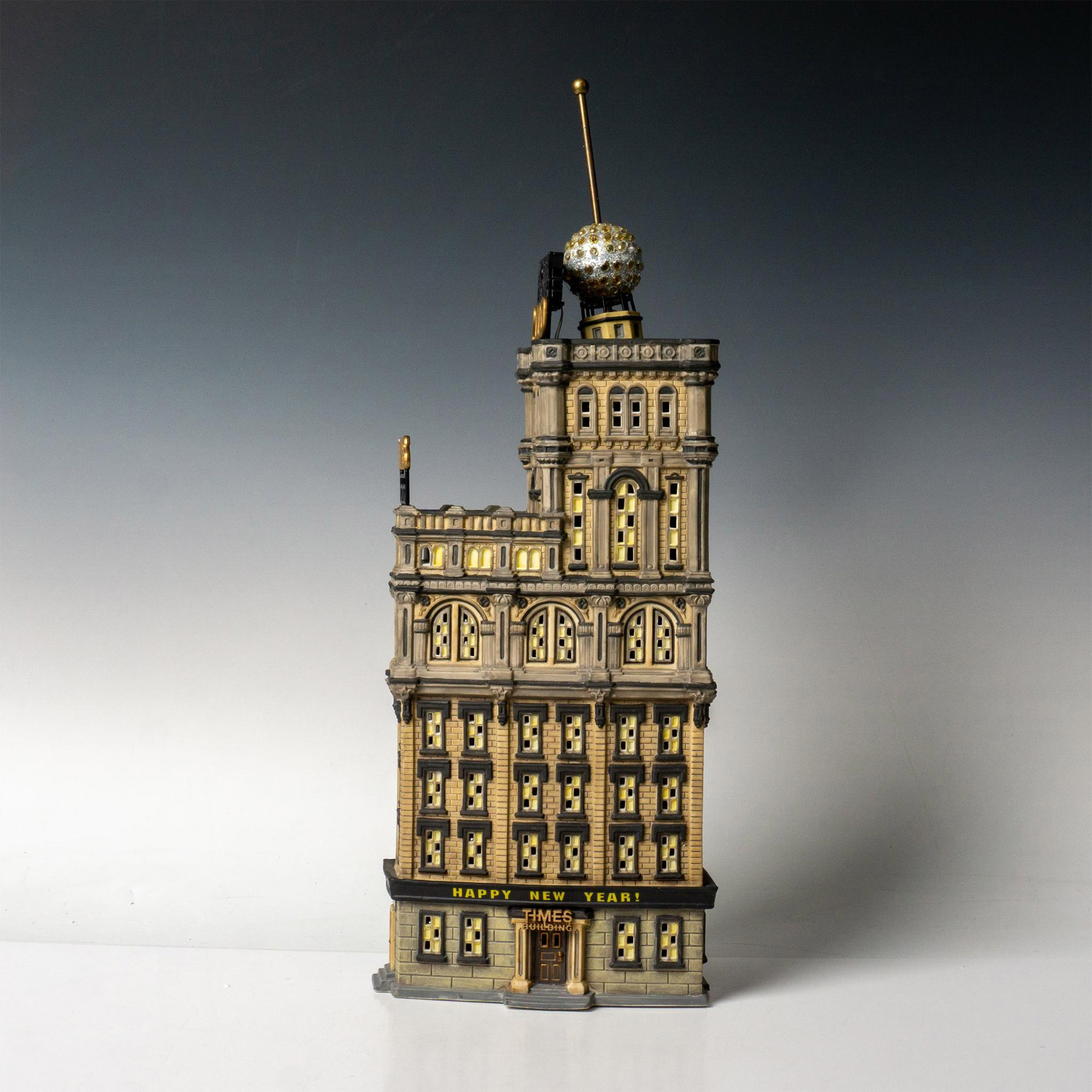 Department 56 Lighted Figurine, The Times Tower - Image 4 of 7