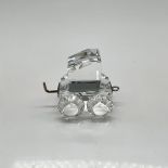 Swarovski Silver Crystal Figurine, Tender Car