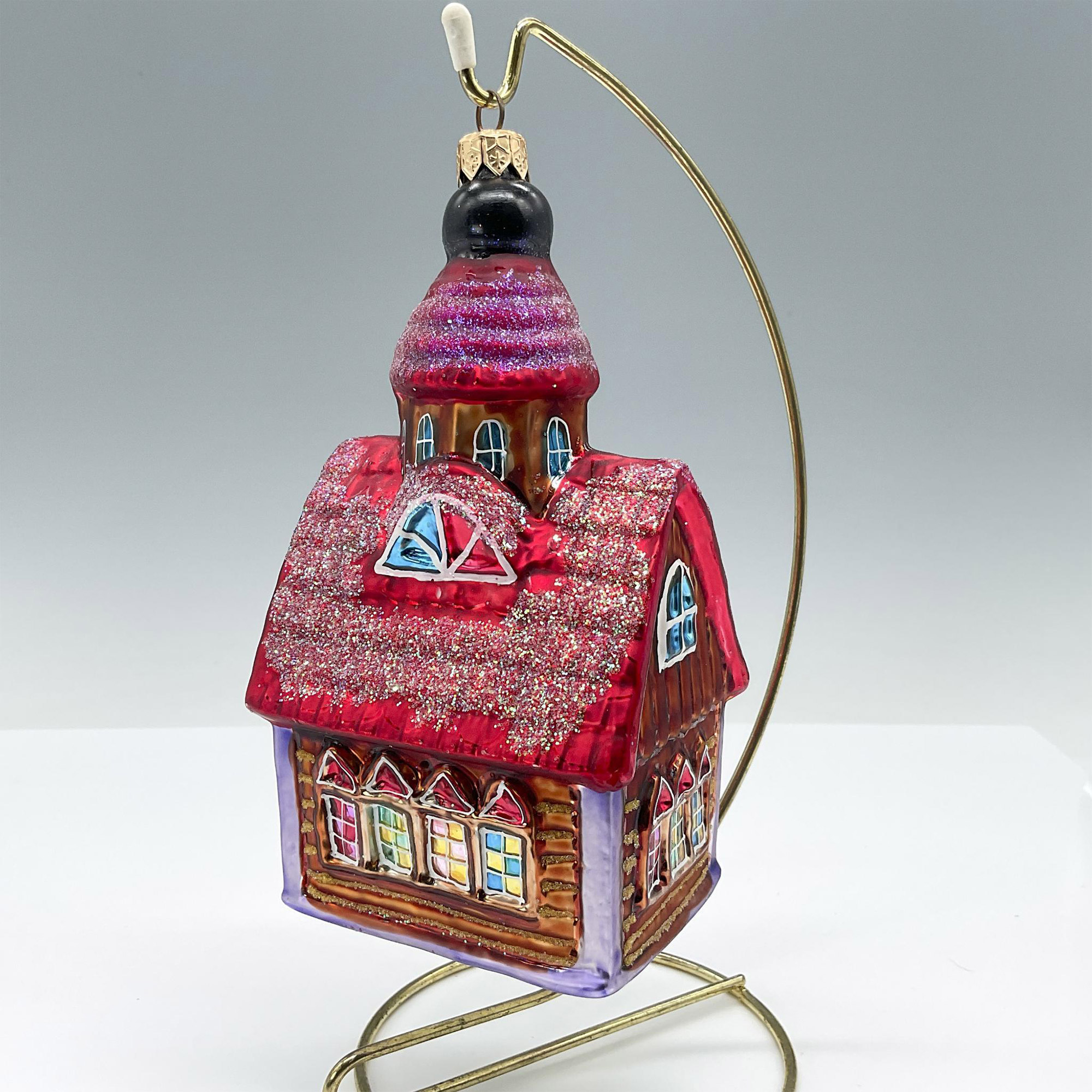 Christopher Radko Gingerbread Chapel Ornament - Image 2 of 3