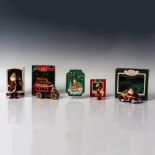 5pc Hallmark Santa Theme Holiday Ornaments