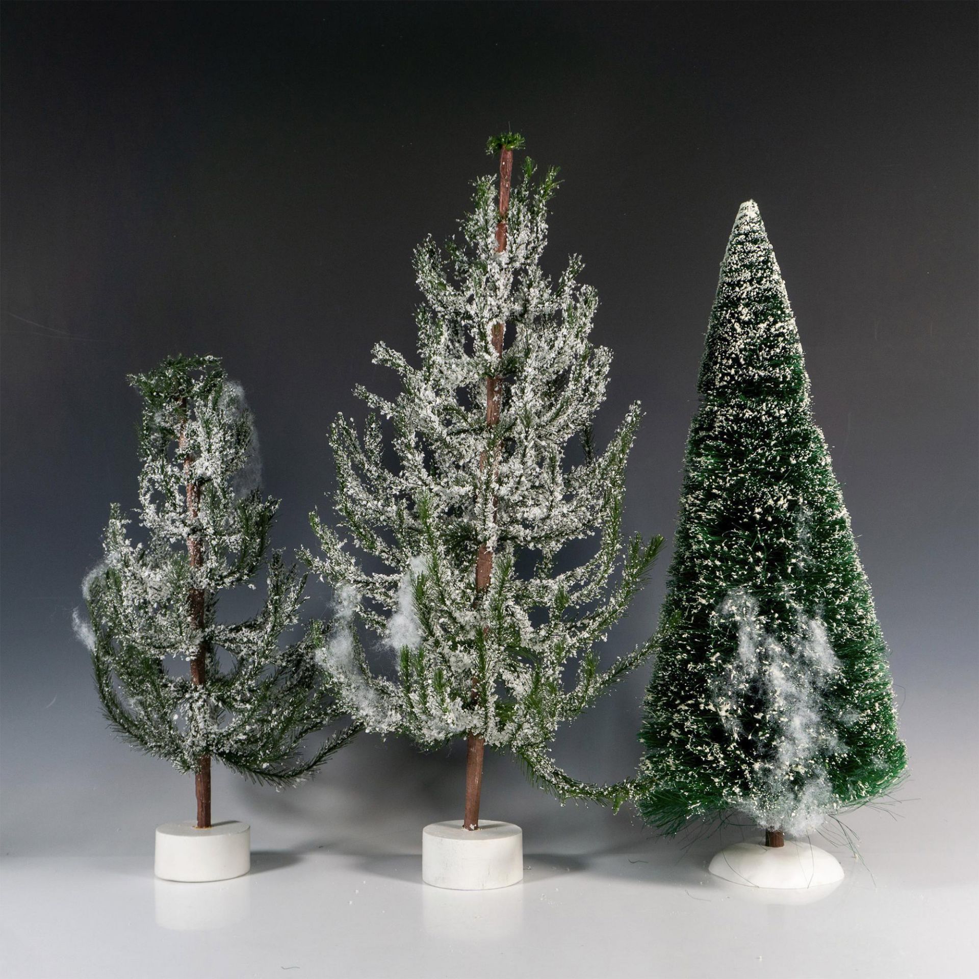 3pc Department 56 Village Accessory Trees Figurines - Image 2 of 3