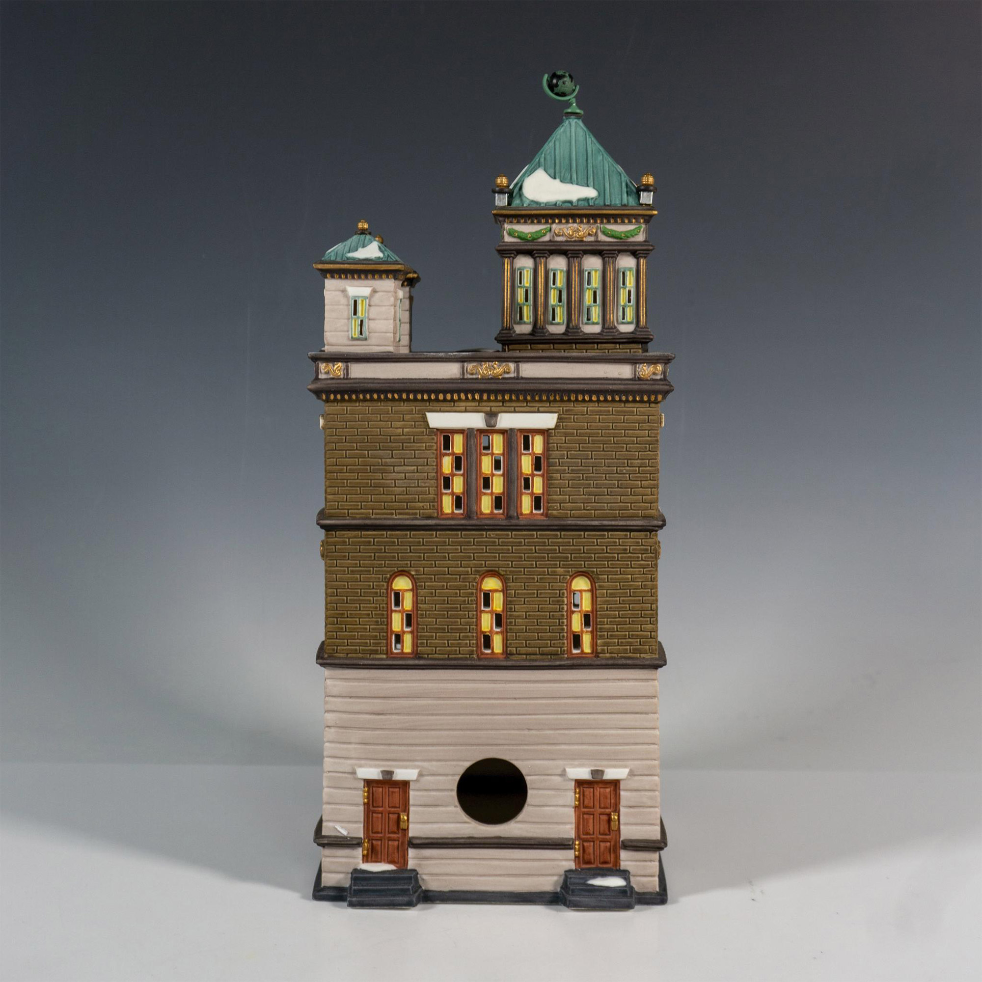 Department 56 Lighted Figurine, The City Globe - Image 3 of 4