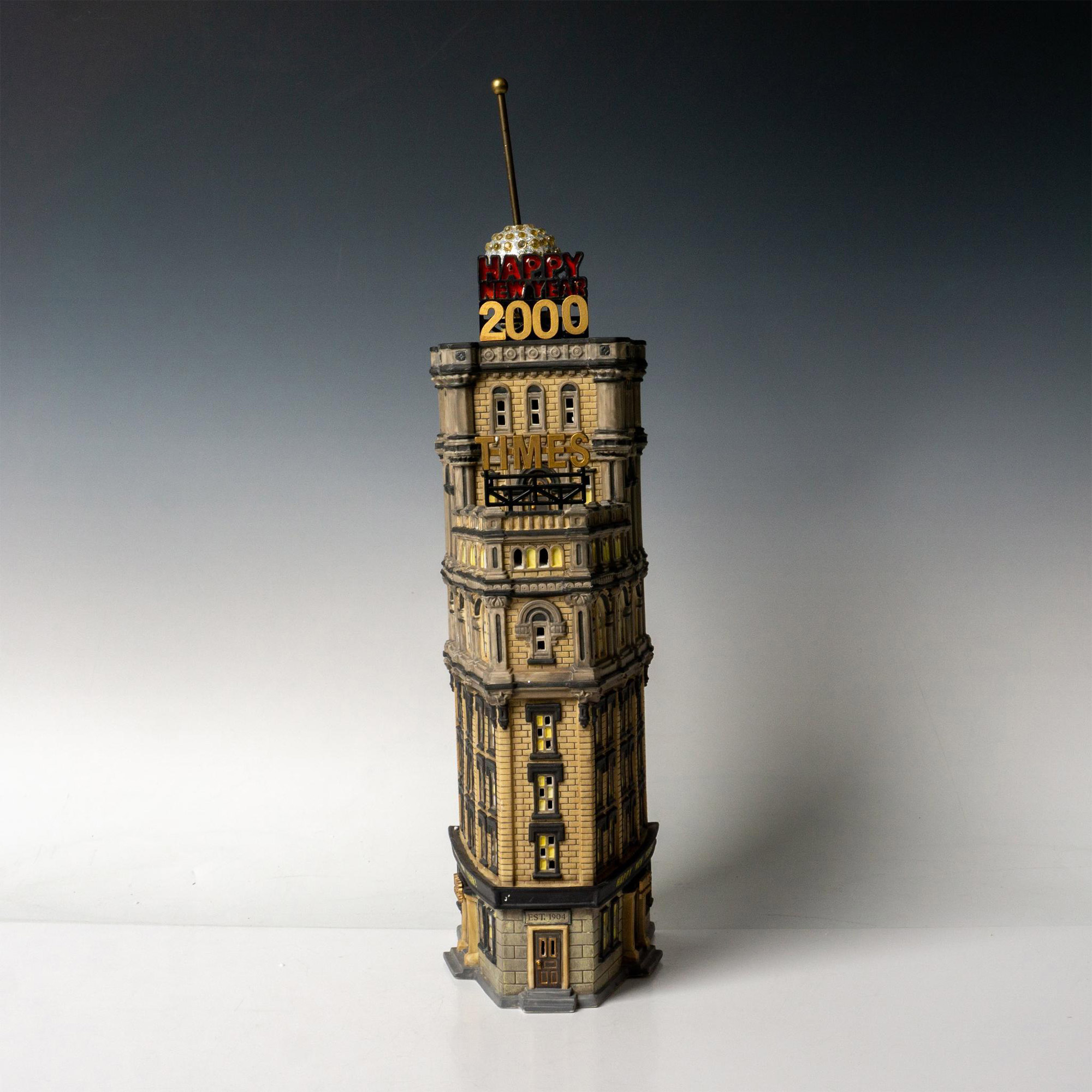 Department 56 Lighted Figurine, The Times Tower - Image 3 of 7