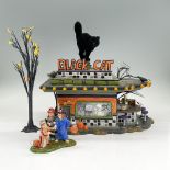 Department 56 Halloween Village Display, Black Cat Diner