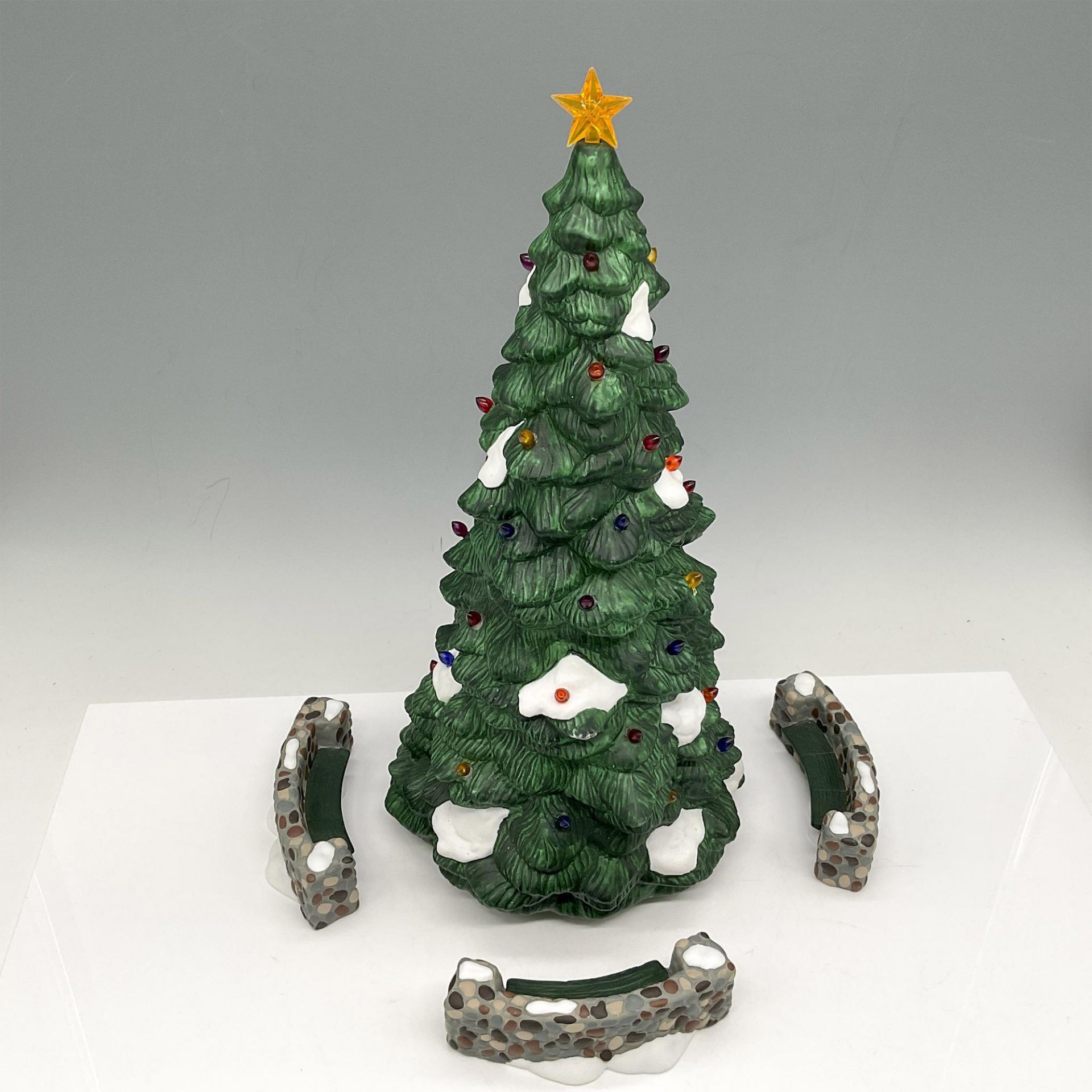 Department 56 Porcelain Heritage Village Collection, Town Tree - Image 2 of 4