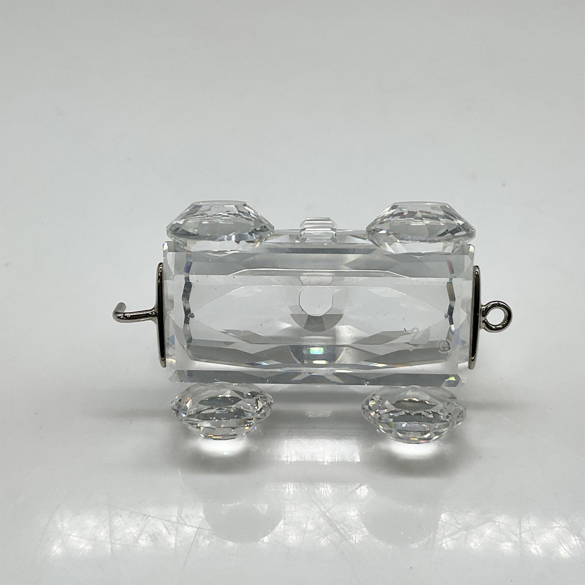 Swarovski Silver Crystal Figurine, Tank Wagon - Bild 3 aus 4