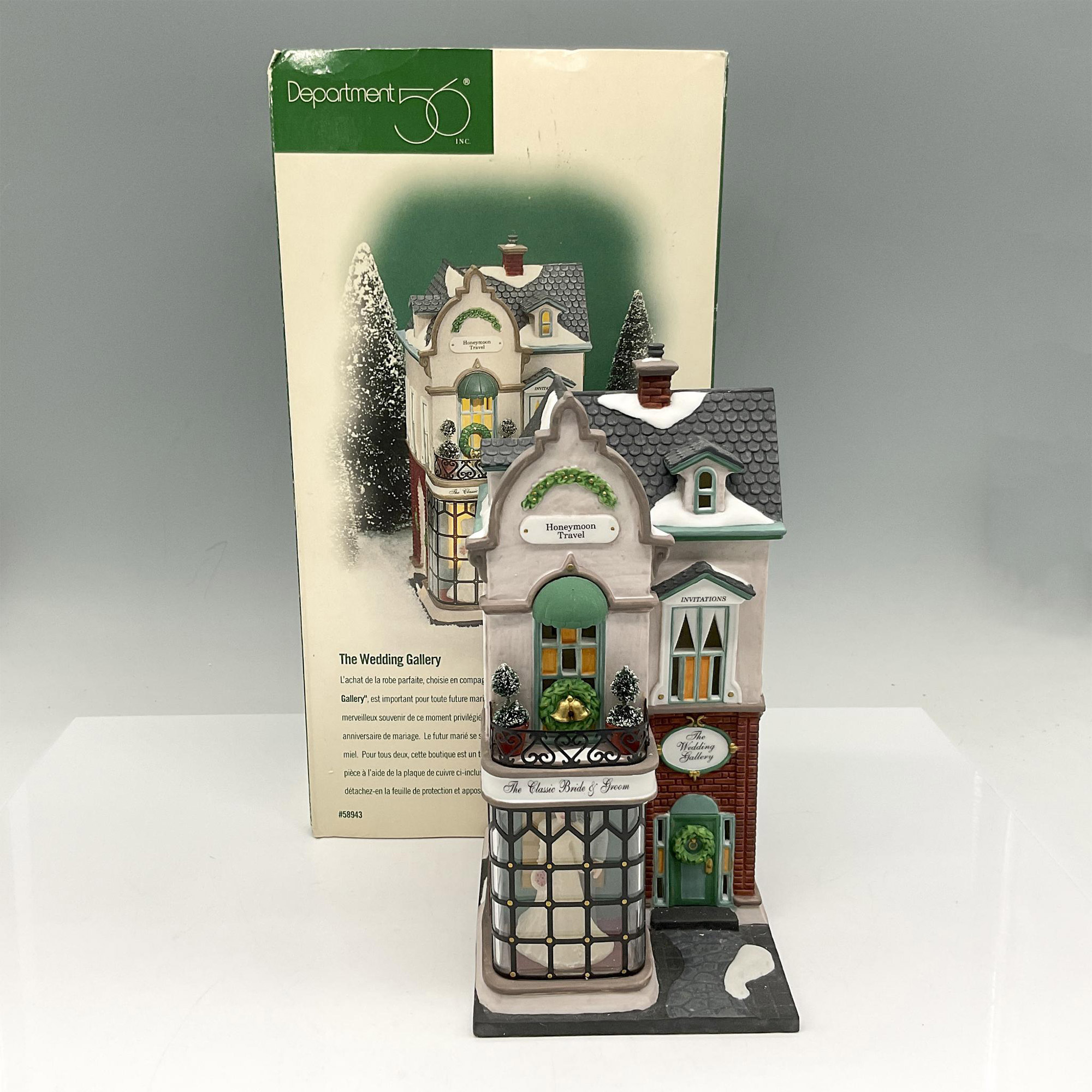 Department 56 Porcelain Christmas In The City, Wedding Gallery - Image 6 of 6