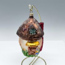 Christopher Radko Easter Bunny Mushroom House