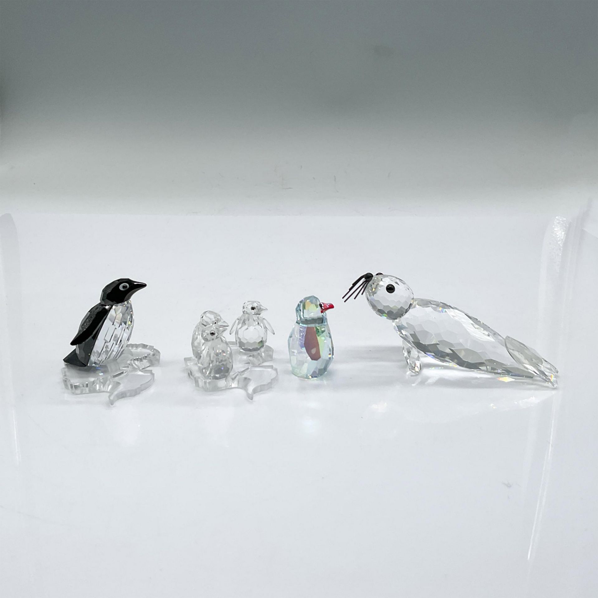8pc Swarovski Crystal Figurines, Arctic Friends - Bild 3 aus 5