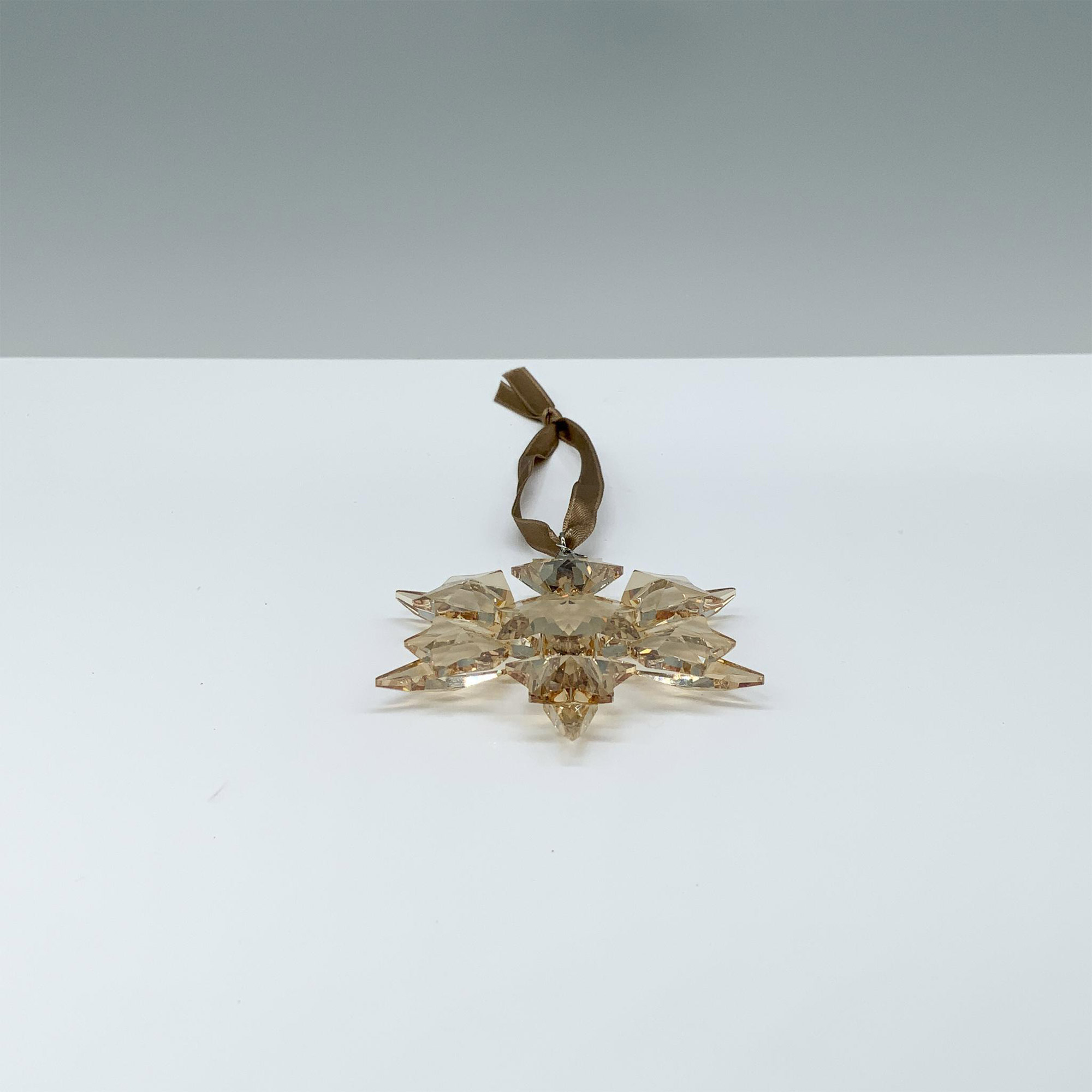 Swarovski Crystal Christmas Ornament, Gold SCS - Image 3 of 4