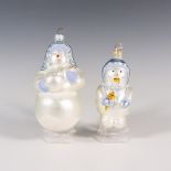 2pc Patricia Breen Ornaments, Snow Baby and Snow Mary
