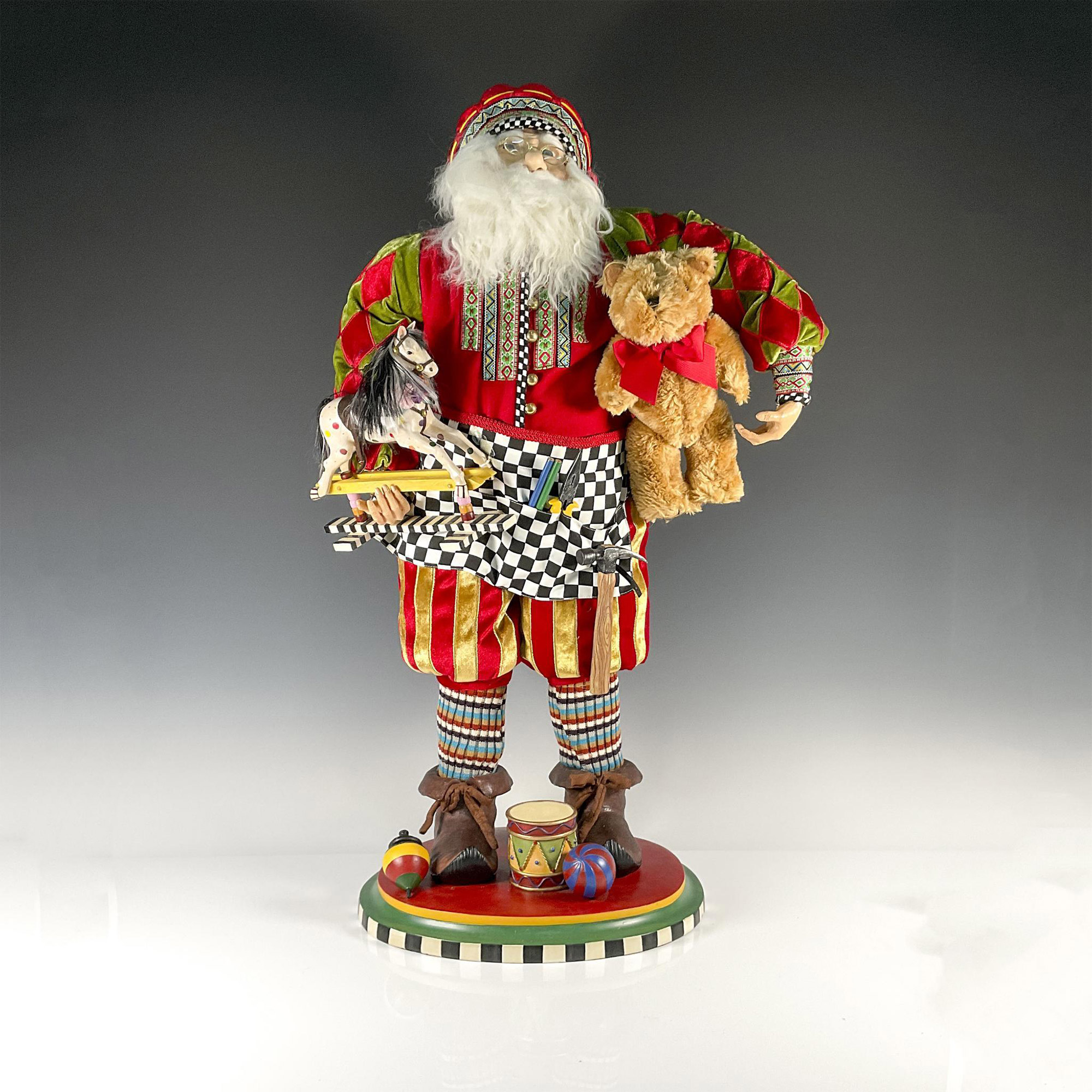 Mackenzie Childs Father Christmas Tall Figure, The Toymaker