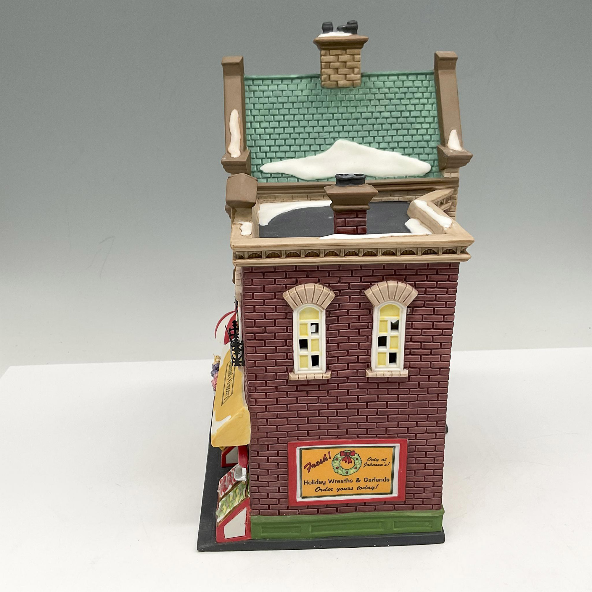 Department 56 Porcelain Christmas In The City, Johnson's Grocery - Image 4 of 5