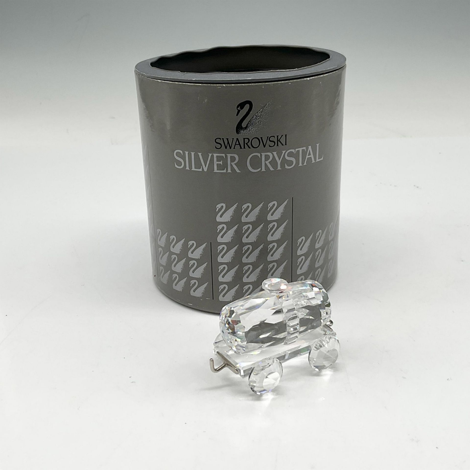Swarovski Silver Crystal Figurine, Tank Wagon - Bild 4 aus 4