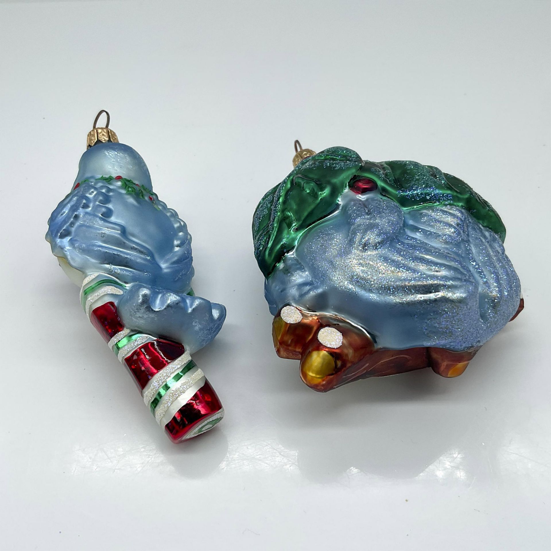 2pc Christopher Radko Christmas Ornaments, Blue Birds - Bild 3 aus 3