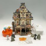 Department 56 Porcelain Snow Village Halloween, Grimsly Manor