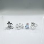 8pc Swarovski Crystal Figurines, Arctic Friends