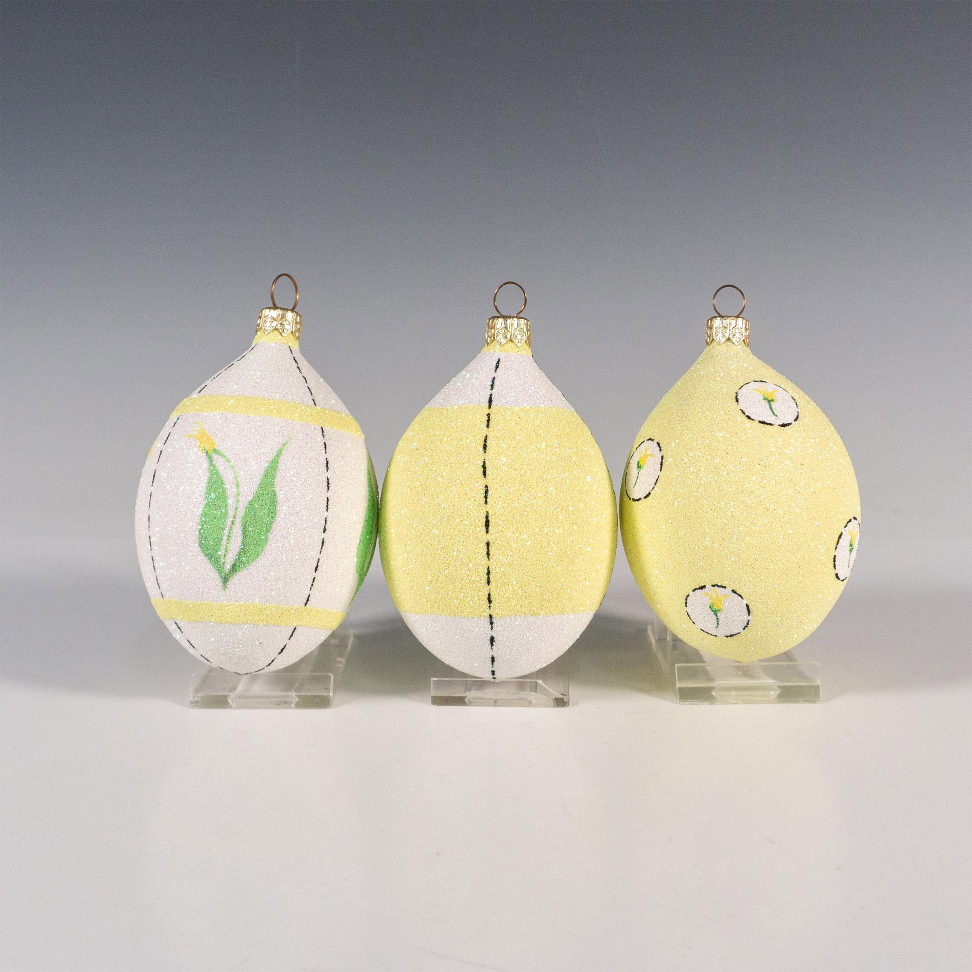 3pc Patricia Breen Tulip Ornaments - Image 2 of 2