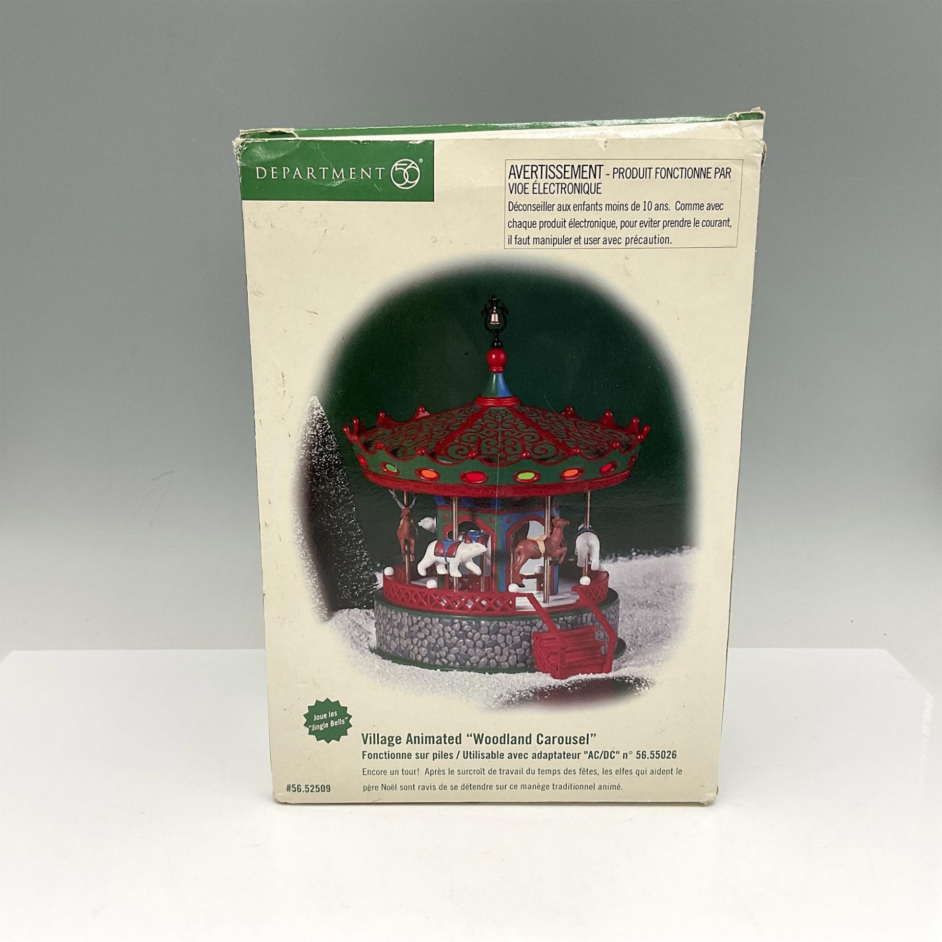 Department 56 Animated Figurine, Woodland Carousel - Image 3 of 4