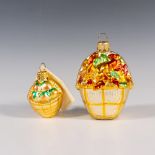 2pc Patricia Breen and More Christmas Ornaments
