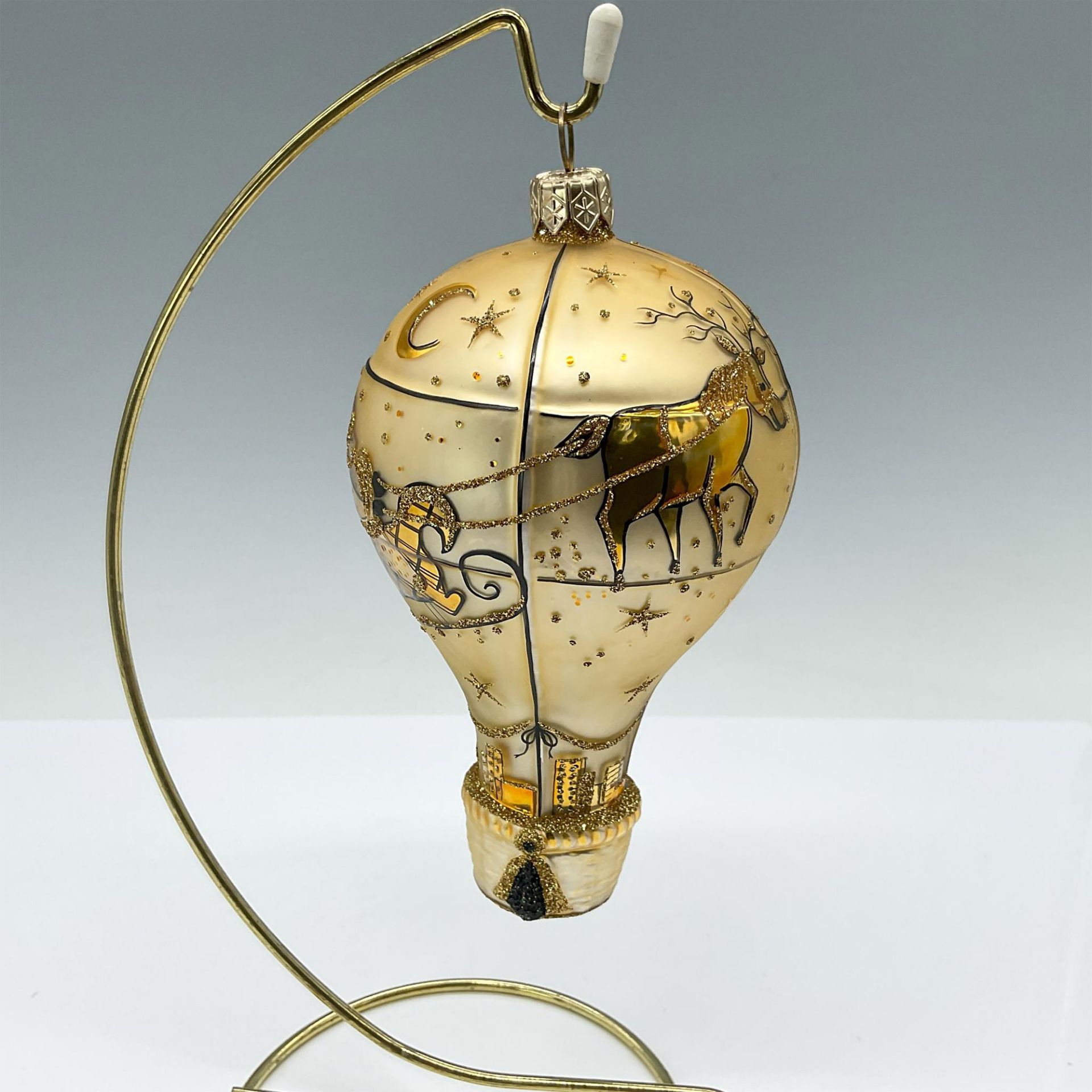 Patricia Breen Christmas Ornament, Northward Ho Balloon